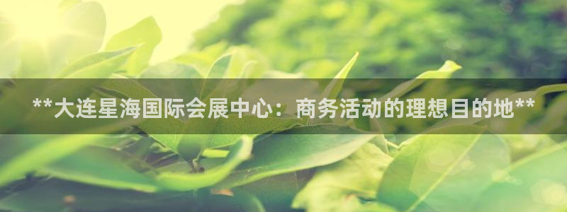 果博平台真实吗安全吗是真的吗：**大连星海国际会展中心：商务活动的理想目的地**