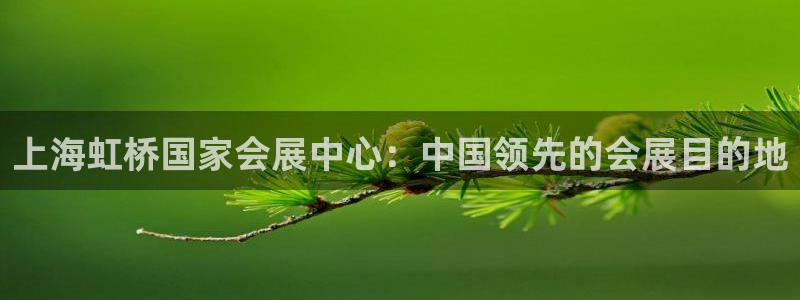 下载果博app：上海虹桥国家会展中心：中国领先的会展目的地