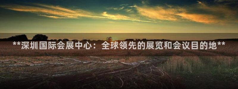 下载果博博东方：**深圳国际会展中心：全球领先的展览和会议目的地**