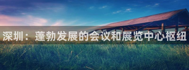 果博注册充值多少钱：深圳：蓬勃发展的会议和展览中心枢纽
