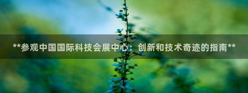 果博公司会员怎么开户：**参观中国国际科技会展中心：创新和技术奇迹的指南**